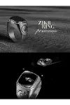 Smart Ring M02-Premium Akıllı Zikir Yüzüğü Altın Siyah Renk 22mm-2