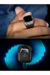 Smart Ring M02-Premium Akıllı Zikir Yüzüğü Altın Siyah Renk 22mm-5