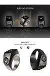 Smart Ring J03 Pro Akıllı Zikir Yüzüğü Titanyum Gri Renk-3