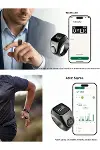 Smart Ring J03 Pro Akıllı Zikir Yüzüğü Titanyum Gri Renk-4