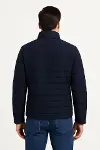 Erkek Bomber Mont Ceket – Su İtici Kumaş, Kapitone Astarlı, Fermuarlı, Kışlık - Lacivert-2