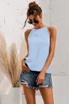 Kadın Sırtı Damla Detay Kolsuz Atlet Bluz-3