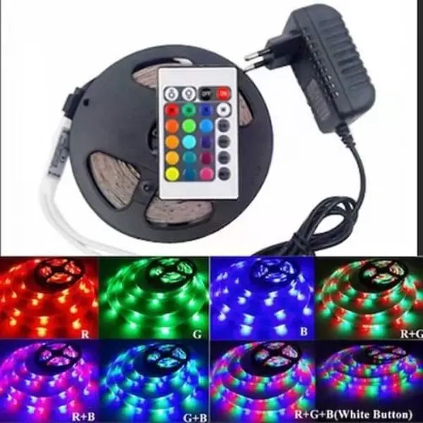 3 Çipli Rgb İç Mekan Şerit Led 5 Metre