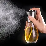 Paslanmaz Çelik Başlıklı Cam Spray Yağdanlık-2
