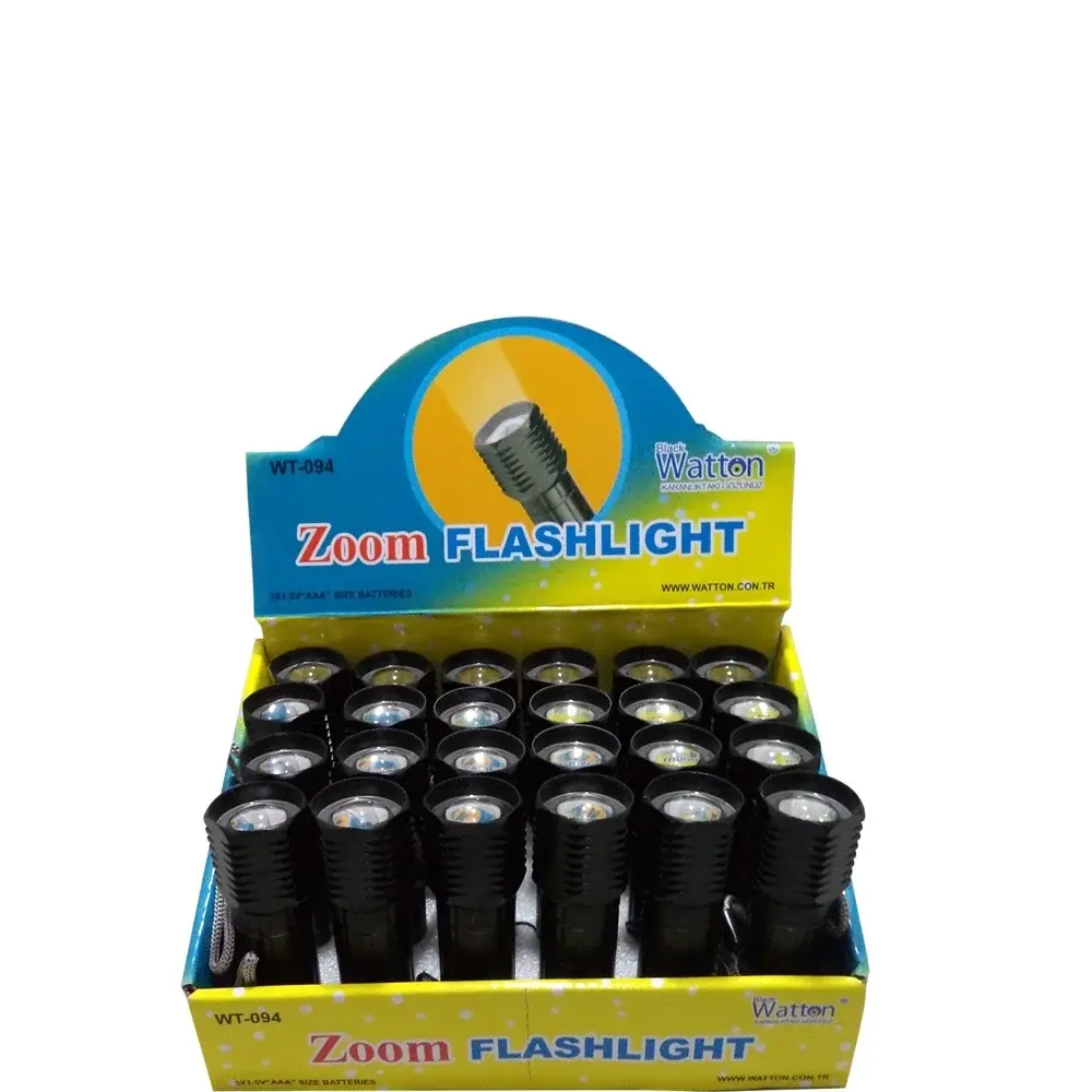 Küçük Güçlü Zoomlu El Feneri Wt-094-4 Küçük Güçlü Zoomlu El Feneri Wt-094-4