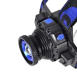 Q5 Şarjlı Mercekli Kafa Feneri Black Wt-121-4