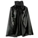 Siyah Renk Yakalı Halloween Pelerini 90 cm-1
