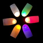 Led Işıklı Renkli Sihirli Parmak Işıklı Parmak Şaka Parmak 1 Adet-2