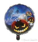 Happy Halloween Balkabağı Folyo Balon 18 inç-1