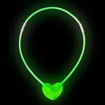 Karanlıkta Yanan Glow Kalp Şekilli Kolye 6 Renk 6 Adet-4