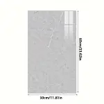 Gri Mermer Desenli Alüminyum Plastik Duvar Sticker-4