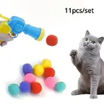 Peluş Top Atan İnteraktif Kedi Oyuncağı-1