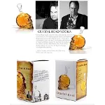 1000 ml Crystal Head Kuru Kafa İçecek Şişesi-1