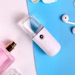 Şarjlı Mini Yüz Nemlendirici Dezenfektan Cihazı Mist Sprayer-2