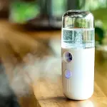 Şarjlı Mini Yüz Nemlendirici Dezenfektan Cihazı Mist Sprayer-1