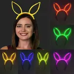 Karanlıkta Yanan Fosforlu Glow Taç 6 Renk 6 Adet-1