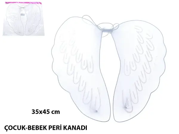 Bebek  Çocuk Peri Kanadı – Kostüm Tamamlayıcı Kanat 35x45 Cm