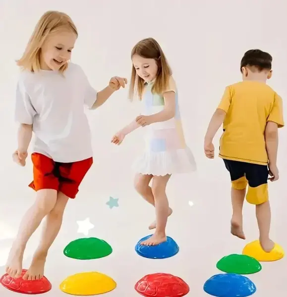 Çocuk Yarım Küre denge Ve Koordinasyon Adası 6 Lı Set