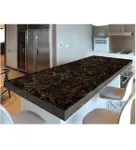 Siyah Mermer Desenli Yapışkanlı Tezgah Folyosu (3 mt.x 60 cm)-3
