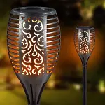 Alev Efektli Solar Bahçe Lambası (51 Cm)-1