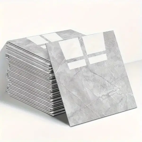 Gri Mermer Desen Duvar Sticker (30*30)