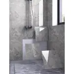 Gri Mermer Desen Duvar Sticker (30*30)-2