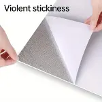 Gri Mermer Desen Duvar Sticker (30*30)-5