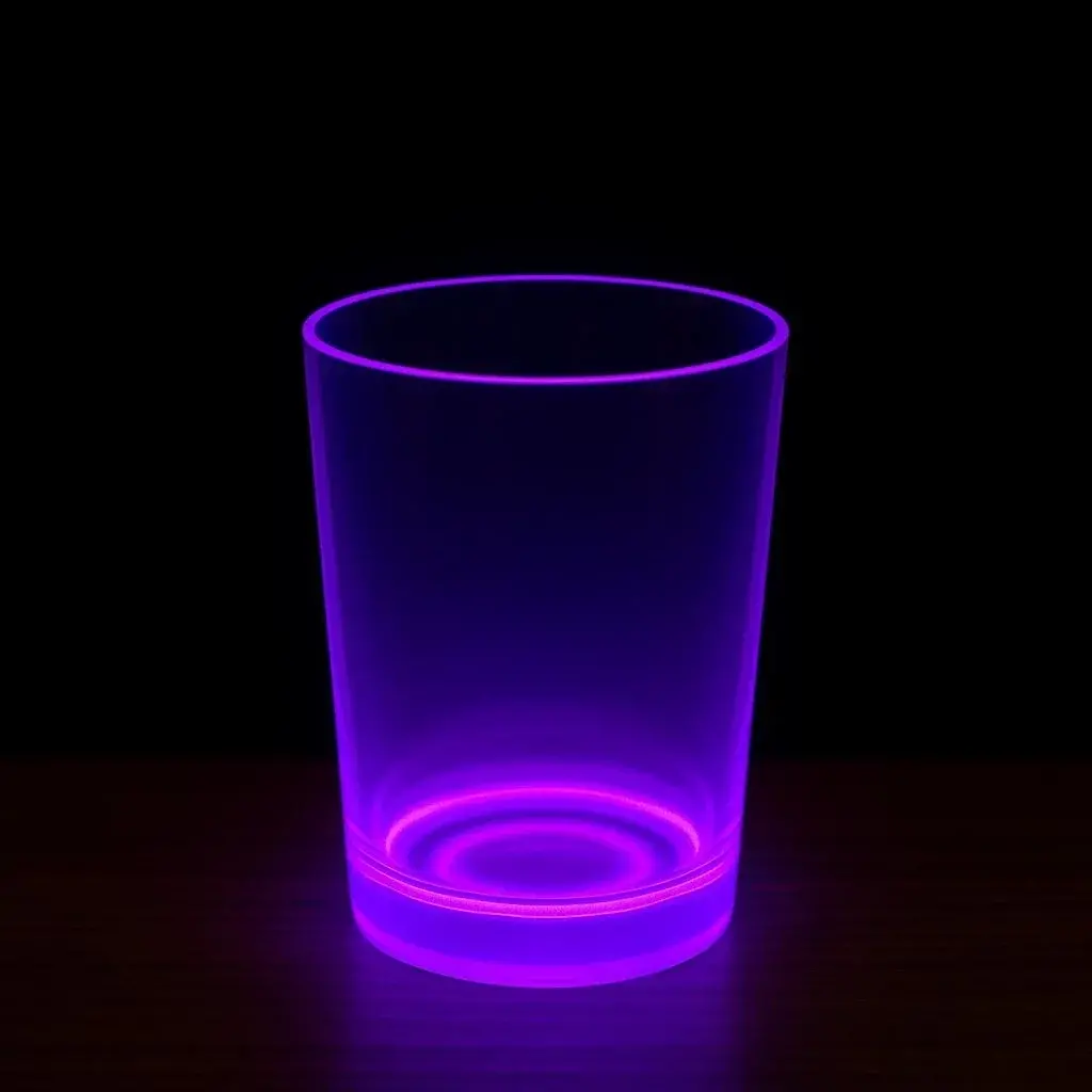 Partyglow Neon Mor Bardak 8.5 X 10.5 Cm