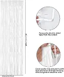 Soft Beyaz Renk Duvar ve Kapı Perdesi İthal 100x200 cm-2