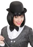 Charlie Chaplin Stil Yetişkin Şapkası – Siyah Melon Parti Şapkası-2