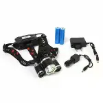 F.B.I BR-5000 T6 5000 LM 3xCree XML-T6+2R5 LED Kafa Feneri-3