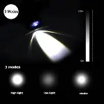 F.B.I F-323 Q5 LED Lityum Polimer Su Geçirmez Şarjlı Kafa Feneri-5