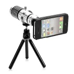 İphone5,5s,i̇phone4.4s Için Alüminyum 14x Optik Zoom Yakından Görüntü Çekme Dürbün-2