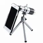 İphone5,5s,i̇phone4.4s Için Alüminyum 14x Optik Zoom Yakından Görüntü Çekme Dürbün-1