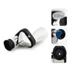 8x20 Tekli Dürbün Monoküler Mini Dürbün Kırmızı Camlı Avuç Içi Dürbünü-2