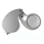 Mini 40x25mm Takı Büyüteç, Cep Büyüteç, Teftiş, Elmas Pullar, Madeni Kontrol Lup Mg21011-4