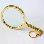 5x90mm Tüm Metal Altın Renkli, Hediye Büyüteç,optik Lensler Ile Çinko Alaşım Metal Çerçeve-4