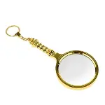 5x90mm Tüm Metal Altın Renkli, Hediye Büyüteç,optik Lensler Ile Çinko Alaşım Metal Çerçeve-1