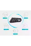 Vothoon BT22 Kask Kulaklık Bluetooth Motosiklet Kulaklık 5.0 Bluetooth Interkom Motorsiklet Kulaklık-3