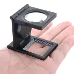 25x25 Mm Full Çelik Kaplı Katlamalı Büyüteç Th9005b-6
