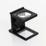 25x25 Mm Full Çelik Kaplı Katlamalı Büyüteç Th9005b-7