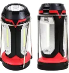 Polizei P-8801 ŞARJLI KATLANABİLİR 3XCOB LED+ 3W LED ÇOK FONKSİYONLU KAMP FENERİ-4
