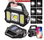 Polizei P-880A Solar Powerbanklı Şarjlı Taşınabilir Güçlü Fener-1