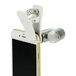 Evrensel Led Işıklı Mini Cep Mikroskobu, Tüm Kameralı Telefonlar Için No:9882w-4