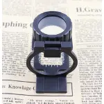 Tekstilciler Için  Kumaş Kontrolü Büyüteç,katlanan, Metal 15x Büyütme-3