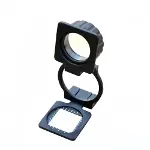 Tekstilciler Için  Kumaş Kontrolü Büyüteç,katlanan, Metal 15x Büyütme-5