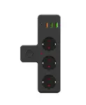 Ftr-12 Termal Akım Korumalı Isıya Dayanıklı 3’lü Priz 3x Usb 1x Type-c-1