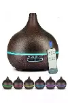Vothoon Hava Nemlendirici 7 Led Işıklı Aromatik Oda Kokusu 550 Ml Kahve Aroma Difüzörü Buhar Makinası-1