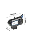 Vothoon Bt31 Kask Kulaklık Bluetooth 5.0 Motosiklet Interkom Su Geçirmez Kablosuz Kulaklık-7