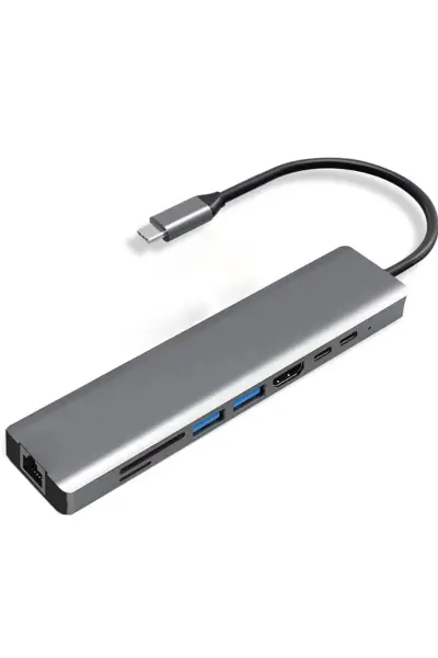 Vothoon Type-c To Hdtv Multifunction Adapter 8 Port Kablo